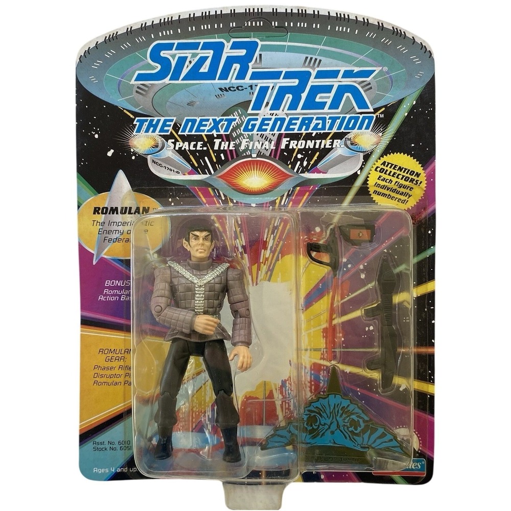 Star Trek The Next Generation 1992 Romulan Action‎ Figure Playmates #6051